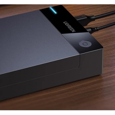 綠聯(lián)USB3.0移動(dòng)硬盤盒2.5 3.5英寸Type-C SATA串口臺(tái)式筆記本固態(tài)機(jī)械SSD外置盒 Type-C3.0款【5Gbps】