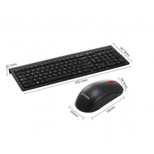 聯(lián)想（lenovo） M120Pro無(wú)線鍵盤(pán)鼠標(biāo)套裝 無(wú)線鍵鼠套裝 辦公鼠標(biāo)鍵盤(pán)套裝電腦鍵盤(pán)筆記本鍵盤(pán)
