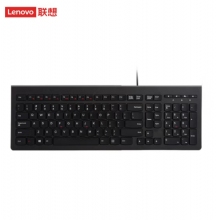 聯(lián)想（lenovo）M120K有線鍵盤 有線超薄鍵盤 電腦辦公鍵盤 巧克力按鍵筆記本鍵盤