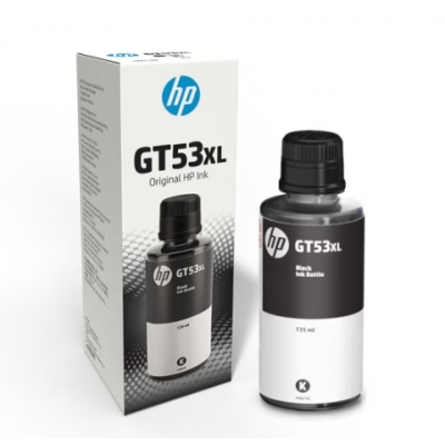  惠普（HP）GT51/53原裝黑色墨水 適用hp tank310/410/5810/5820/418/411/419/518/519打印機(jī) 135ml